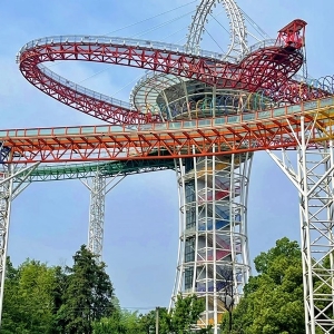 觀景臺(tái)+玻璃水滑